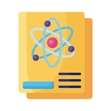 Belge ayrıntılı biçim simgesinde atomun tıbbi sembolü