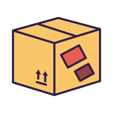 kutu karton paketleme posta servisi satırı ve doldurma biçimi