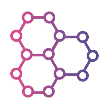 DNA molekül yapısı medikal sembol doğrusal gradyan biçim simgesi