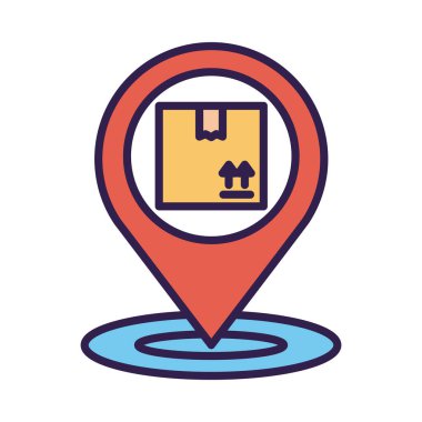 kutu servis satırı ve doldurma biçimi ile lokasyon