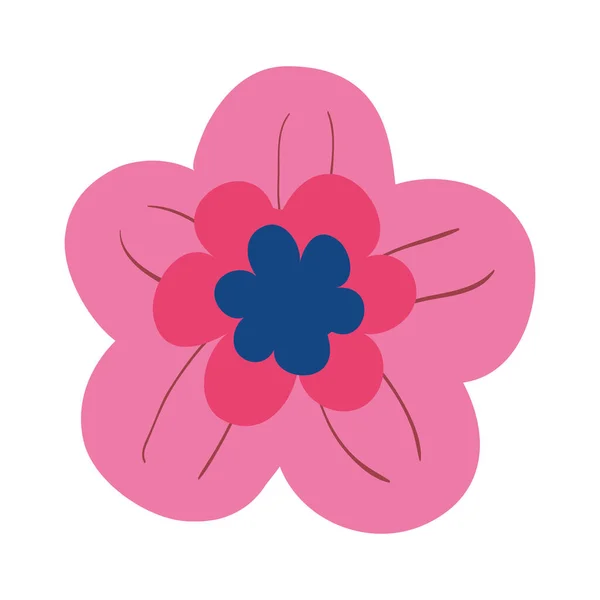 Design de vetor ícone de flor isolado — Vetor de Stock