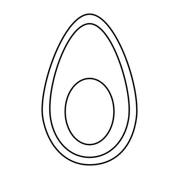 Дизайн фруктового вектора авокадо — стоковый вектор