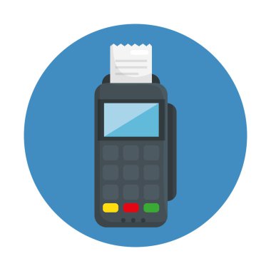 Fatura vektör tasarımı ile izole edilmiş veri telefonu