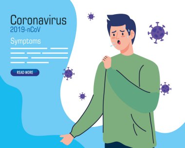 Adam Coronavirüs 2019 Ncov 'dan bıktı.