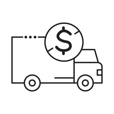 yazı tipi simgeli nakliye aracı