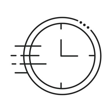 saat duvarı zaman çizgisi biçimi simgesi