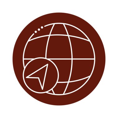 küresel tarayıcı engelleme biçimi simgesi