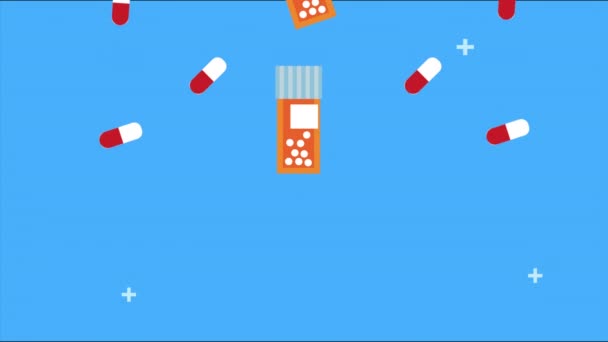 médecine médicaments modèle animation 