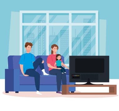 Seçim kampanyası, ailenle evde kalıp televizyon izlemek.