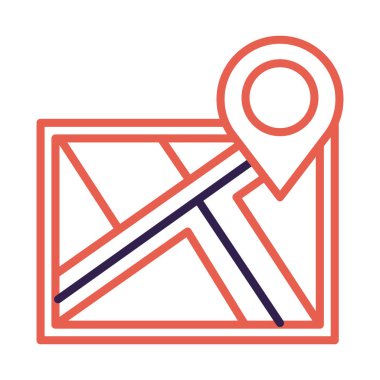 pin konum çizgisi biçimli tablet