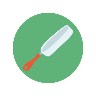 Mutfak bıçağı çatal bıçak el çizim stili