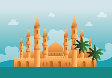 Taç Mahal 'in Ramazan Kareem posteri