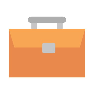 evrak çantası işi simgesini izole et