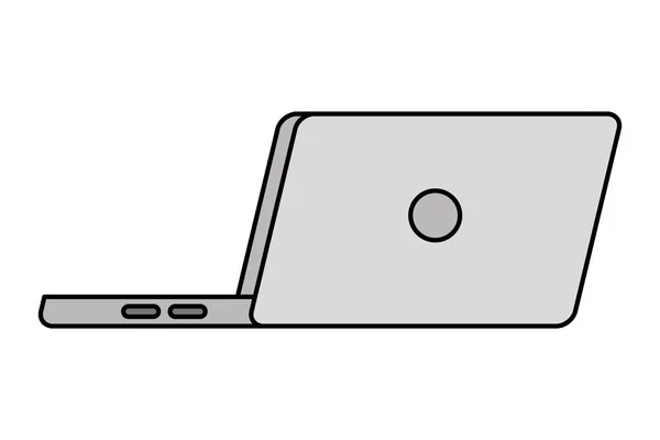 Izolovaná ikona zařízení notebooku — Stockový vektor