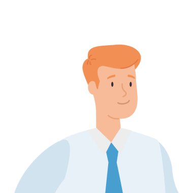 İş adamı zarif karakter simgesi