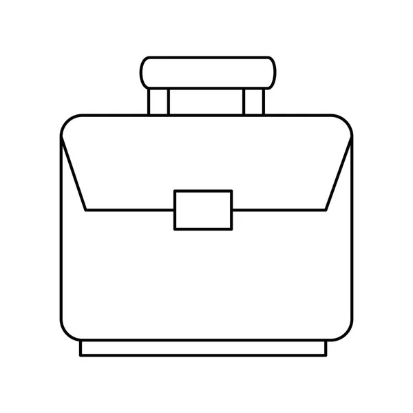 ブリーフケースビジネスハンドル絶縁アイコン — ストックベクタ