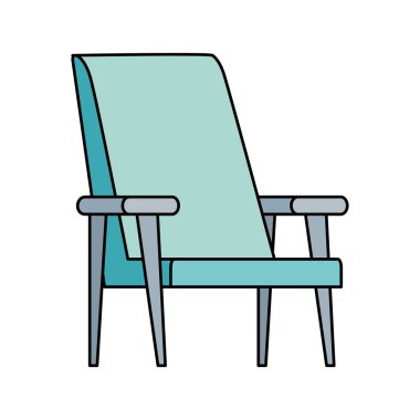 mobilya rahat sandalye izole edilmiş simgesi