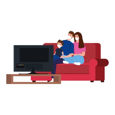 Seçim kampanyası, yüz maskesi takıp ailenle birlikte televizyon izleyerek evde kalacak.