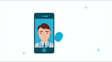 Doktorla akıllı telefon ve Covid19 'u durdurun.
