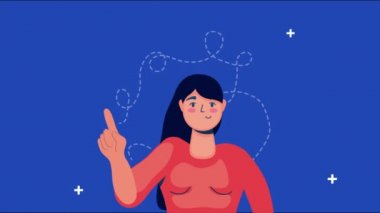 Genç kadın animasyon yok diyor.