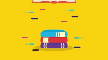 yığın kitaplarının kitaplık canlandırması