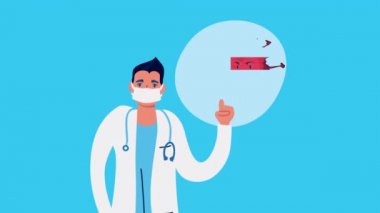 Doktor karakterli covid19 parçacık