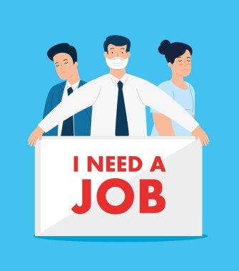 İş adamları yüz maskesi araştırması yapıyorlar.