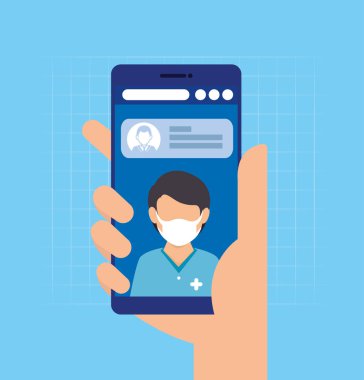 İnternet teknolojisi ile akıllı telefon kullanılıyor.