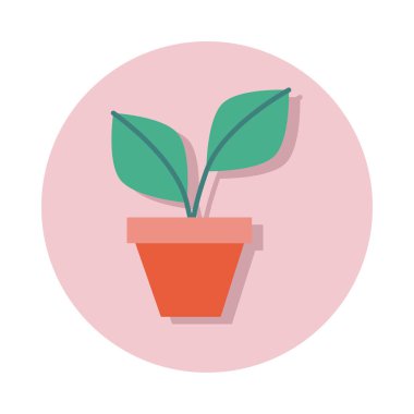 ev bitkisi blok ve düz stil