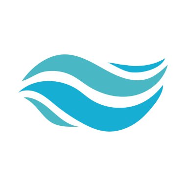 Okyanus suyu düz stil simgesi