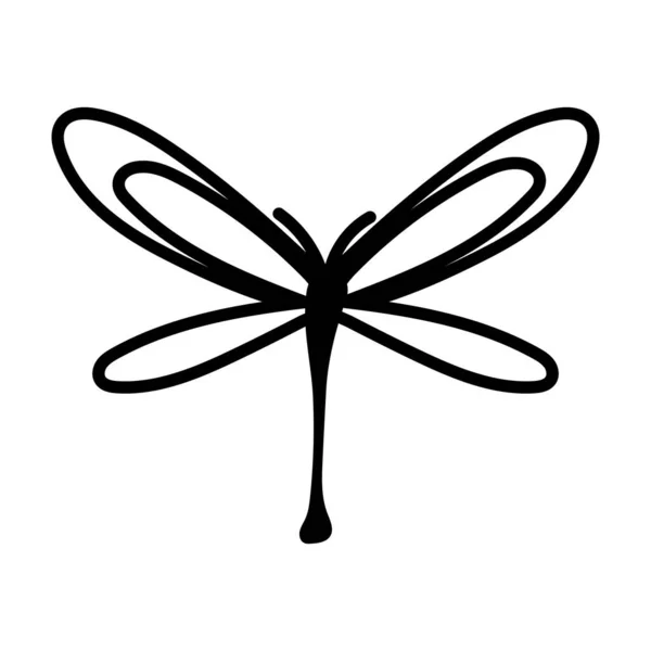 Иконка в стиле линии насекомых — стоковый вектор