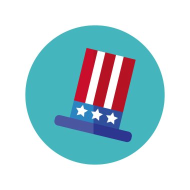 ABD şapkası ve düz stil