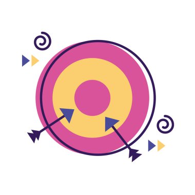 ok düz biçim simgesi olan hedef