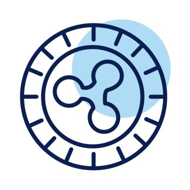 riple crypto para birimi satır simgesi