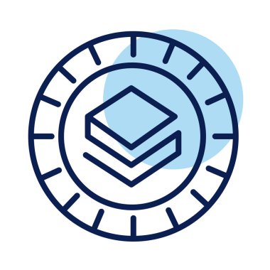 Stratis kripto para birimi satır simgesi