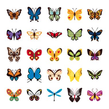 Kelebek demeti simgeleri dizer