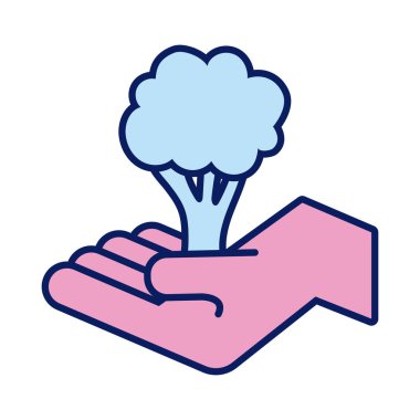 el kaldırma ağaç dayanışma hattı ve doldurma biçimi