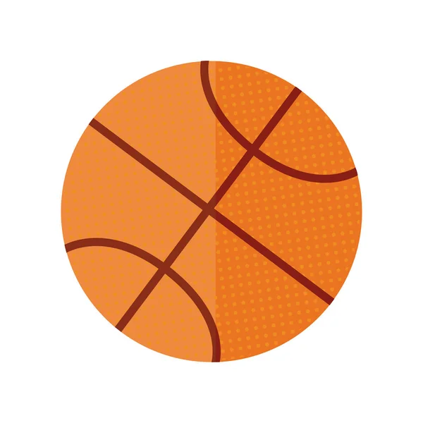 Baloncesto globo plano estilo detallado — Archivo Imágenes Vectoriales