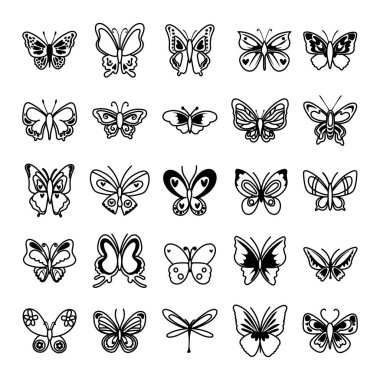 Kelebek demeti simgeleri dizer