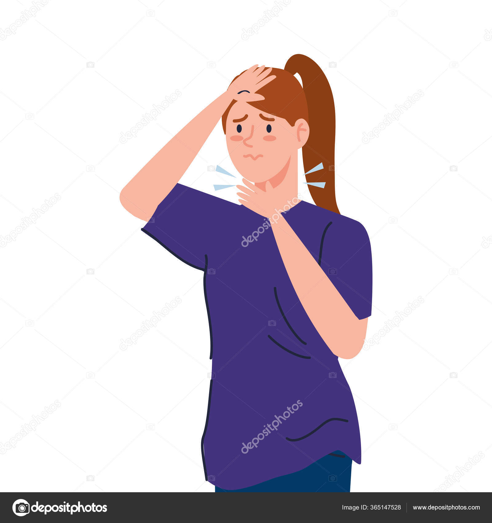 Dor De Garganta Vector Art Stock Images ページ 12 Depositphotos