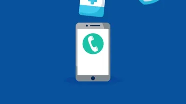 Çevrimiçi sağlık hizmetleri ile akıllı telefon ve simgeler ayarlayın