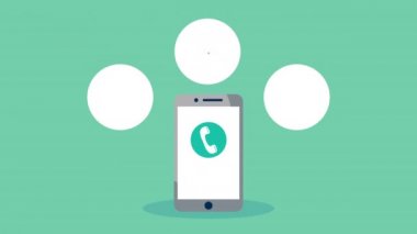 Çevrimiçi sağlık hizmetleri ile akıllı telefon ve simgeler ayarlayın