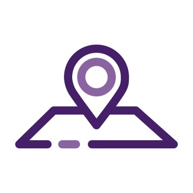 pin işaretleyici konum kılavuzu satır biçimi simgesi