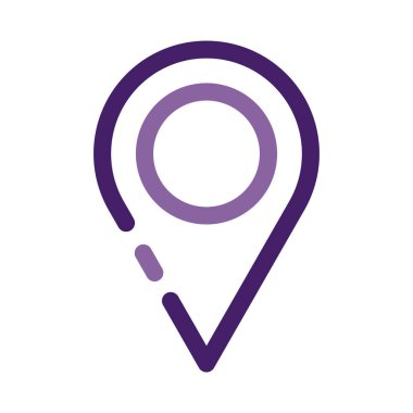 pin işaretleyici konum kılavuzu satır biçimi simgesi