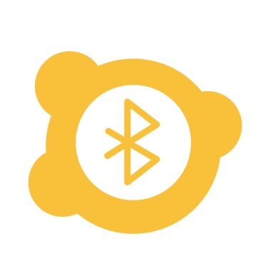 Bluetooth kullanıcı arayüzü blok biçimi simgesi