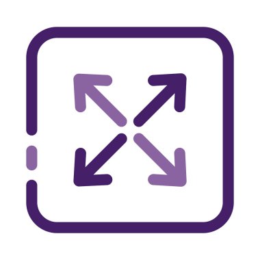 Oklar yön çizgisi biçim simgesi