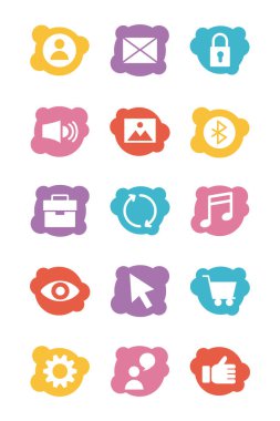 kullanıcı arayüzü kümesi simgelerinin demeti