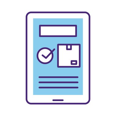 Online kutucuk karton dağıtım hizmeti içeren akıllı telefon