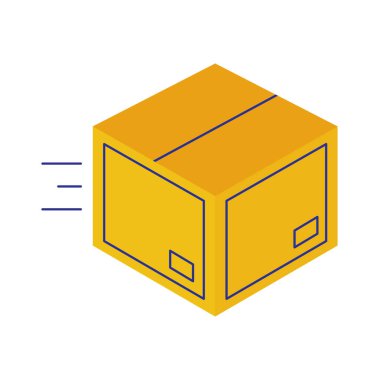 kutu karton dağıtım servisi düz stil