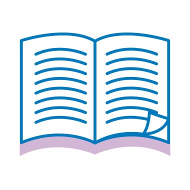 metin kitabı açık satır biçimi simgesi